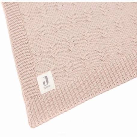 Couverture Berceau 75x100cm Grain knit Rose Sauvage ROSE 2 - vertbaudet enfant 