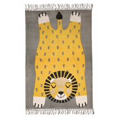 -Tapis enfant coton Tigre Baba Multicolore - 110 x 170 cm - Nattiot