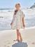 Poncho de bain enfant personnalisable COEURS, avec coton recyclé blanc imprimé 8 - vertbaudet enfant 