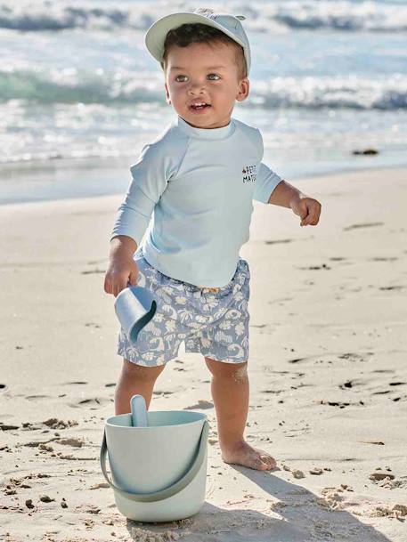 T-shirt de bain anti-UV garçon petit matelot bleu ciel 1 - vertbaudet enfant 