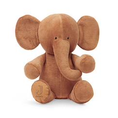Jouet-Premier âge-Doudous et jouets en tissu-Peluche Elephant Caramel / Marron Jollein - Bébé et enfant