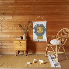Linge de maison et décoration-Décoration-Tapis Coton Lisboa Moutarde par Nattiot - 100 x 150 cm - Moutarde - 100 x 150 cm