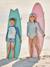 Maillot de bain 1 pièce fille bleu grisé 1 - vertbaudet enfant 