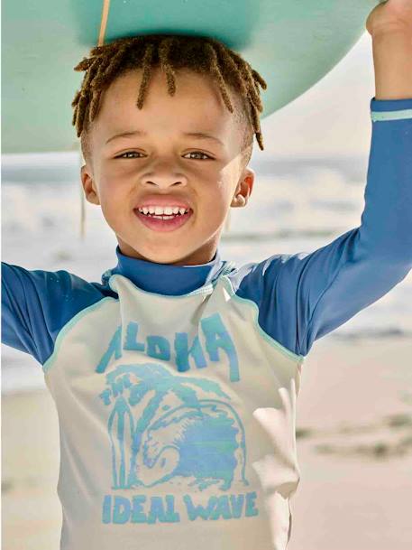 Ensemble de bain anti-UV T-shirt + boxer garçon bleu 8 - vertbaudet enfant 