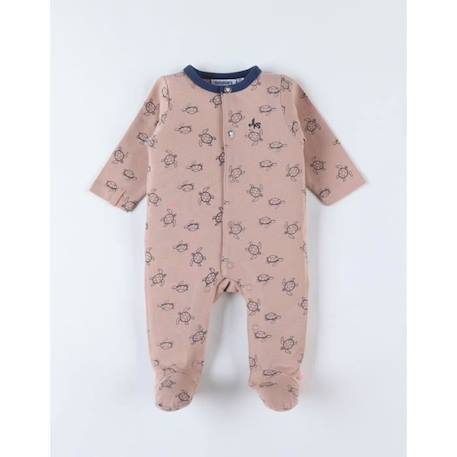 Pyjama 1 pièce à imprimé tortues MARRON 3 - vertbaudet enfant 