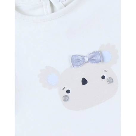 T-shirt koala à courtes manches BLANC 3 - vertbaudet enfant 