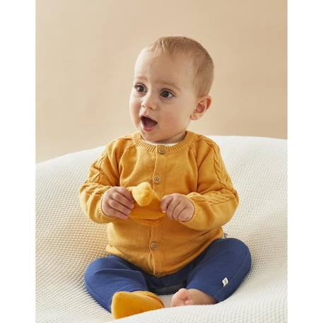 Cardigan en tricot BEIGE+JAUNE 5 - vertbaudet enfant 