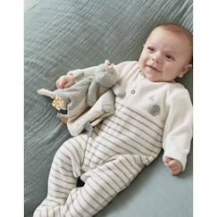 Bébé-Pyjama, surpyjama-Pyjama 1 pièce rayé en velours