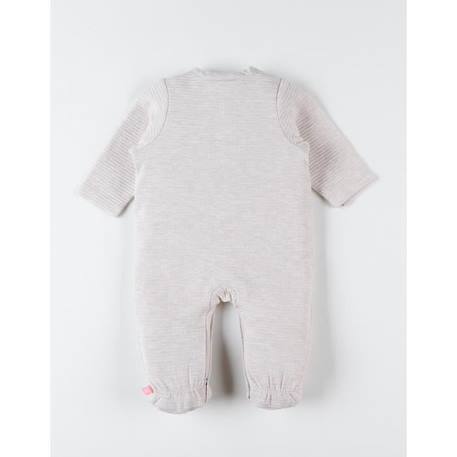 Pyjama 1 pièce en jersey gaufré BEIGE 2 - vertbaudet enfant 