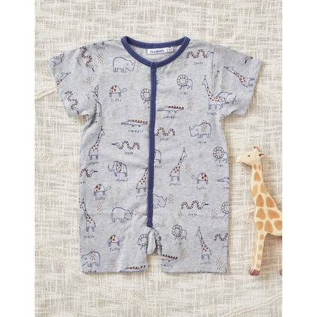 Pyjama en jersey imprimé animalier GRIS 1 - vertbaudet enfant 