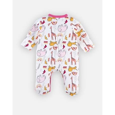 Pyjama dors-bien à imprimés d'animaux de la savane ROSE 3 - vertbaudet enfant 