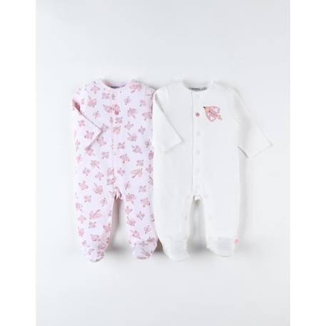 Set de 2 pyjamas dors-bien en jersey ROSE 1 - vertbaudet enfant 
