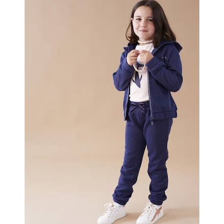 Pantalon confort jogging en molleton BLEU 1 - vertbaudet enfant 