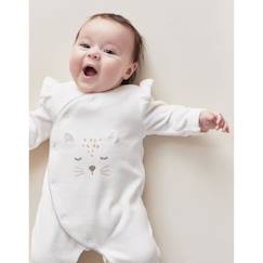 Pyjama 1 pièce en velours broderie Kendi  - vertbaudet enfant