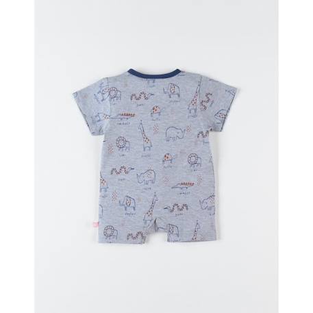Pyjama en jersey imprimé animalier GRIS 3 - vertbaudet enfant 