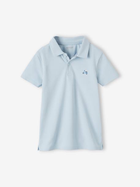 Ensemble polo et short garçon bleu ciel 2 - vertbaudet enfant 