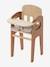 Chaise haute pour poupon en bois FSC® blanc+bois 12 - vertbaudet enfant 