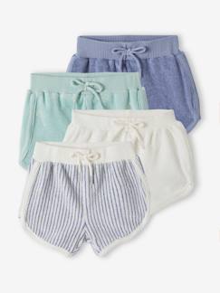 -Lot de 4 shorts en éponge naissance