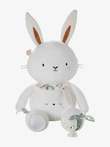 Grande peluche d'activités lapin DANS LES BOIS vert sauge 5 - vertbaudet enfant 