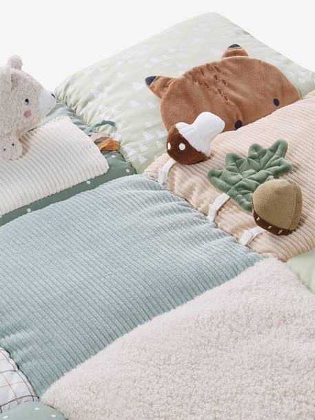 Tapis d'éveil moelleux et ludique Cherry+Cocotte+Croque la vie+Green forest+Navy sea 53 - vertbaudet enfant 