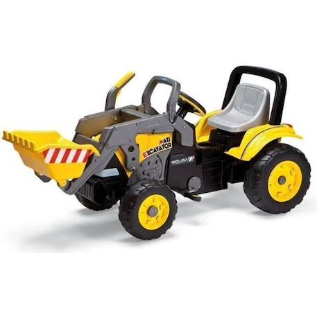 Tracteur à pédales - Maxi Excavator - PEG PEREGO JAUNE 1 - vertbaudet enfant 