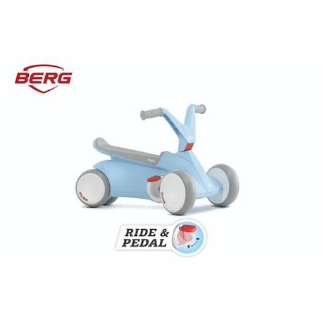 Kart à pédales pour enfant - BERG GO² - Bleu - A partir de 9 mois - Poids max 30 kg BLEU 1 - vertbaudet enfant 