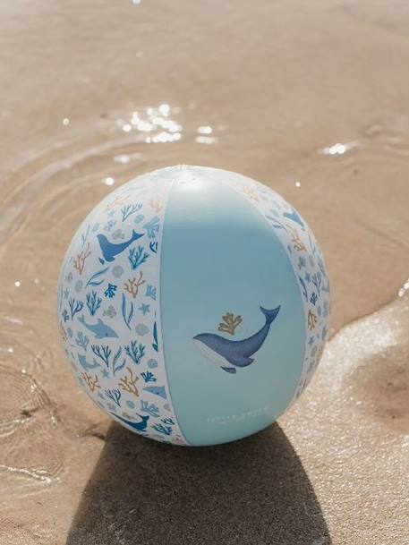 Ballon de plage Ocean Dreams - LITTLE DUTCH bleu+rose+vert d'eau 1 - vertbaudet enfant 