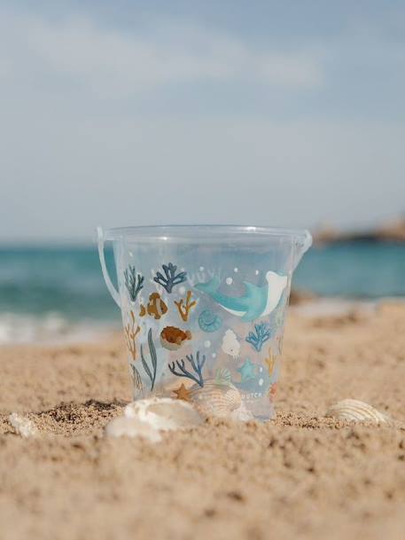 Seau de plage Ocean Dreams - bleu+rose 1 - vertbaudet enfant 