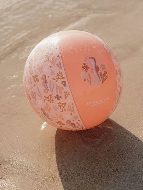 Ballon de plage Ocean Dreams - LITTLE DUTCH bleu+rose+vert d'eau 4 - vertbaudet enfant 
