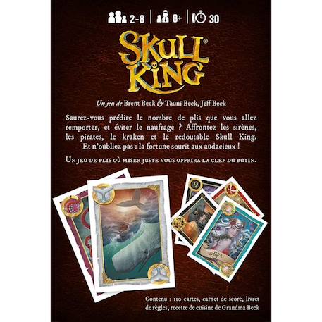 Jeu de cartes Skull King - Blackrock - Version française 2022 - 2 joueurs ou plus - Mixte - Marron MARRON 4 - vertbaudet enfant 