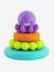 Pyramide de bain Pieuvre - INFANTINO multicolore 1 - vertbaudet enfant 