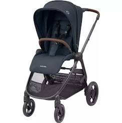 Puériculture-Poussette-MAXI-COSI Poussette Street Plus avec nacelle, De la naissance à 4 ans, Confortable et Polyvalente, Essential Graphite