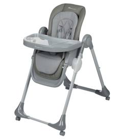 -BEBECONFORT OLEA Chaise haute bébé, évolutive, multi-positions; de la naissance à 3 ans (15 kg), Mineral Gray