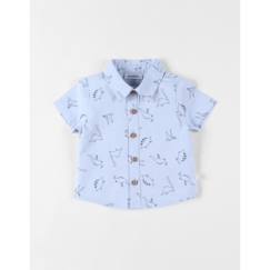 -Chemise chambray dinos à manches courtes
