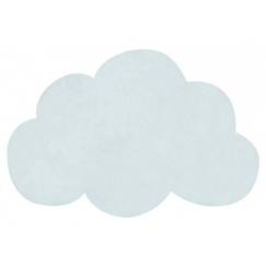 Linge de maison et décoration-Décoration-Tapis Coton Forme Nuage (morning Mist) par Lilipinso - 67 x 100 c