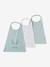 Lot 3 grands bavoirs Achille+Mon coeur+vert sauge 12 - vertbaudet enfant 