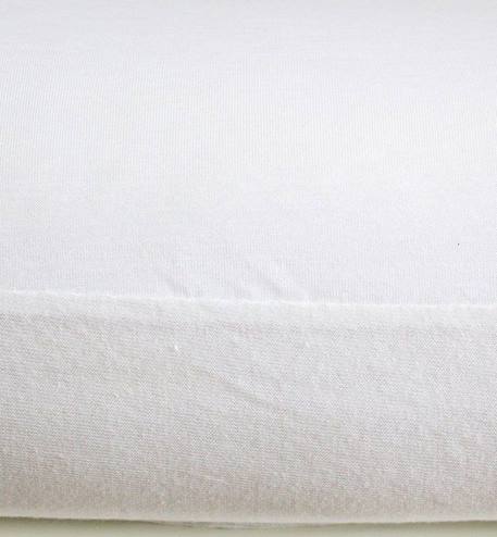 Alèse Drap Housse Enfant Imperméable Jersey TENCEL™ (Blanc - 90 x 190 cm) BLANC 4 - vertbaudet enfant 