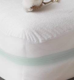 Chambre et rangement-Alèse Enfant Imperméable Bouclette Coton Bio (90 x 190 cm)