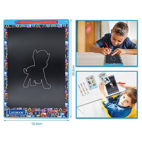 Tablette E-Ink - LEXIBOOK - La Pat’ Patrouille - Pochoirs - Bleu BLEU 2 - vertbaudet enfant 