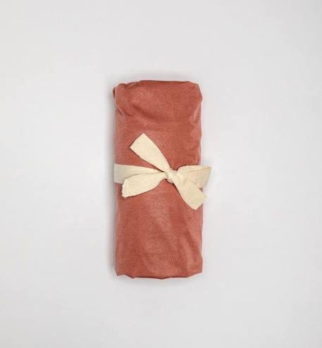 Alèse Drap Housse Berceau Imperméable Jersey  TENCEL™ (Terracotta - 50 x 83 cm) ROUGE 6 - vertbaudet enfant 