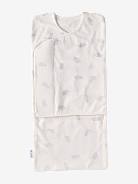 Emmaillotage en jersey T2 blanc imprimé 1 - vertbaudet enfant 