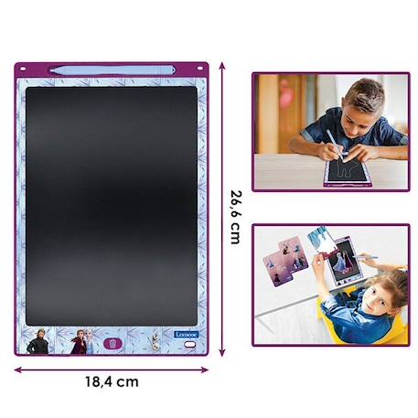 Tablette E-Ink La Reine des Neiges - LEXIBOOK - Violet - Pile - A partir de 5 ans VIOLET 3 - vertbaudet enfant 