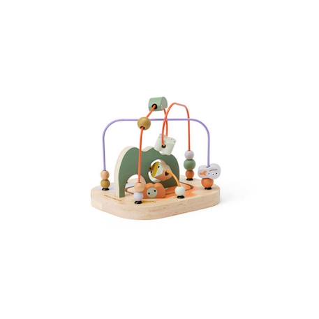 Labyrinthe boulier de perles en bois Micro Neo - Motricité - Bébé - Kids's Concept BEIGE 1 - vertbaudet enfant 
