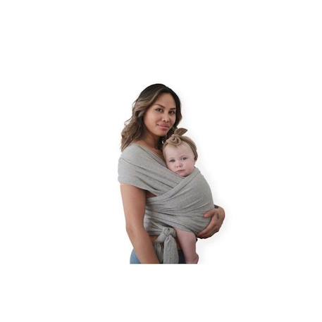 Echarpe de portage porte-bébé Mushie gris GRIS 1 - vertbaudet enfant 