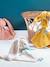 Doudou lapin Lapinoo 30 cm - beige+blanc+orange 15 - vertbaudet enfant 