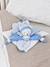 Doudou carré ours 24cm collector - DOUDOU ET COMPAGNIE bleu+rose+taupe 2 - vertbaudet enfant 