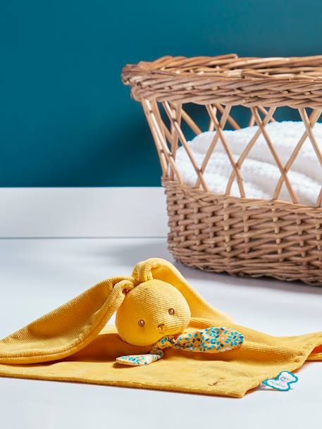 Doudou lapin Lapinoo 30 cm - beige+blanc+orange 6 - vertbaudet enfant 