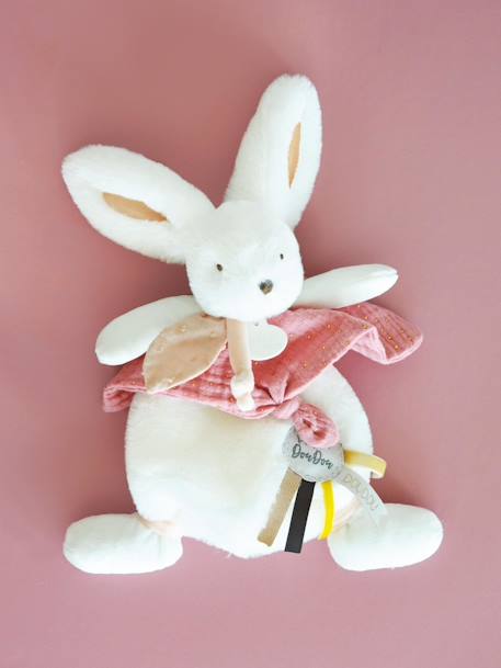 Happy doudou 25cm - DOUDOU ET COMPAGNIE boho rose+pop bleu+wild beige 1 - vertbaudet enfant 