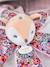 Doudou pétale 27cm boh'aim - DOUDOU ET COMPAGNIE faon rose+lion jaune 2 - vertbaudet enfant 