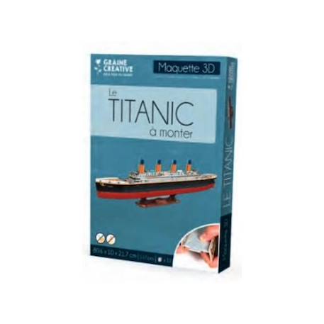 Puzzle maquette Titanic MULTICOLORE 1 - vertbaudet enfant 